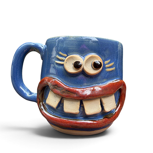 Nelson Studio Blue Lashes Mug DP6529